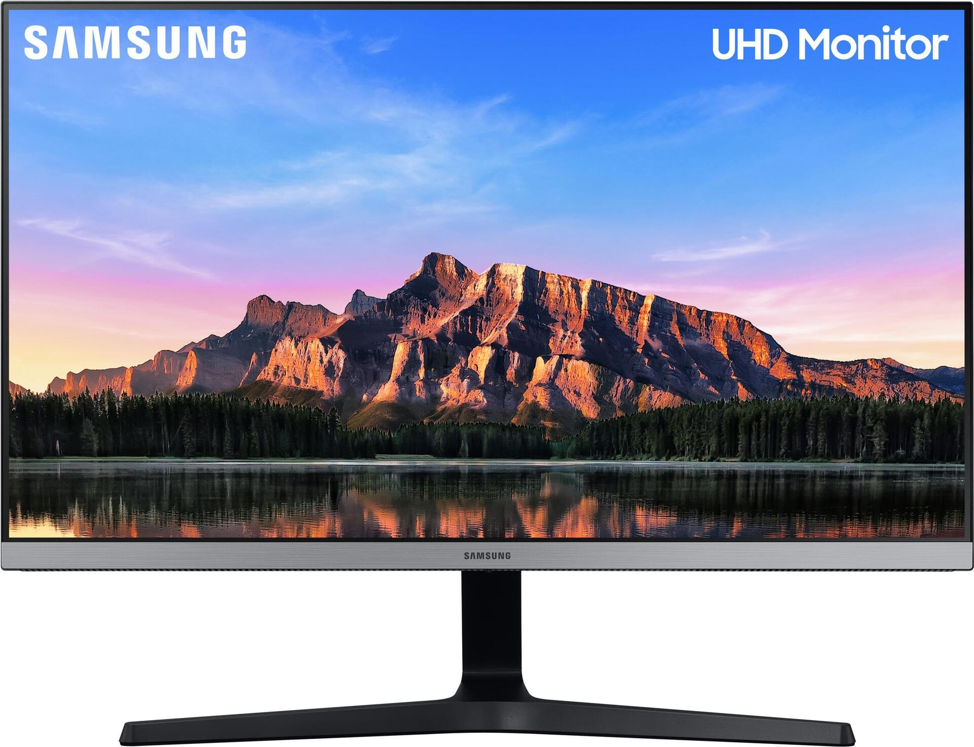 Samsung UR55 71,1 cm (28" ) 3840 x 2160 Pixel 4K Ultra HD LED Schwarz - Blau (LU28R550UQUXEN)