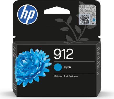 HP INC. HP 912 CYAN ORIGINAL INK CARTRIDGE (3YL77AE#LS1)