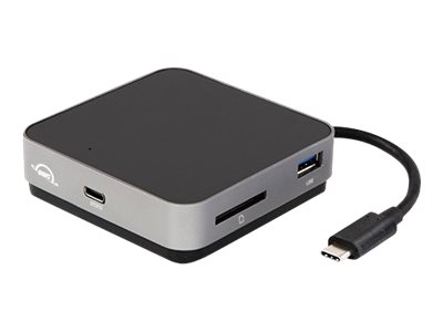 OWC Travel Dock E Mini-Dock USB-C 3.2 Gen 1 Thunderbolt 3 HDMI 1GbE Space-grau