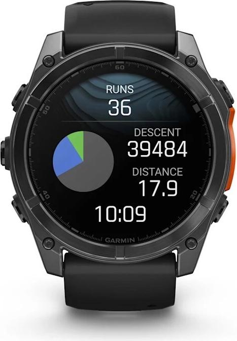 Garmin Fenix 8 1,4" AMOLED 51 mm 32 GB Schwarz/Slate Gray