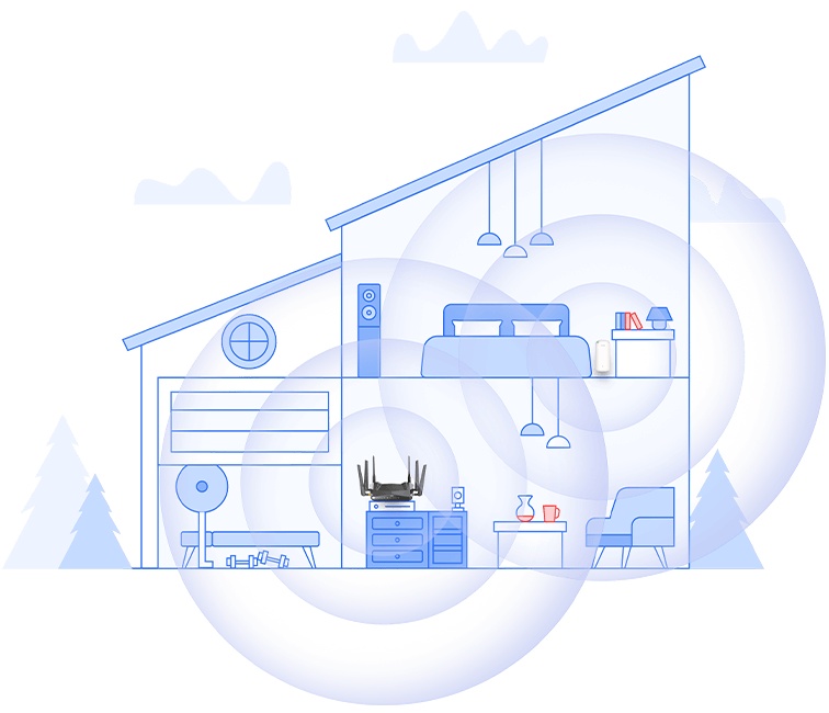 D-Link DAP-X1860 Wi-Fi 6 Range Extender AX1800 Dual-Band Weiß
