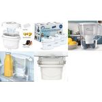Little balance Wasserfilter-Kartusche, 3er Pack kompatibel mit den meisten Filterkaraffen, zur Filterung - 1 Stück (LB 8588)