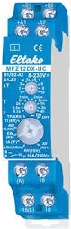 ELTAKO Multifunktionszeitrelais MFZ12DX-UC 1TE 1xWechsler 8-230V 0,5s-1h 2000W MFZ12DX-UC (23001005)