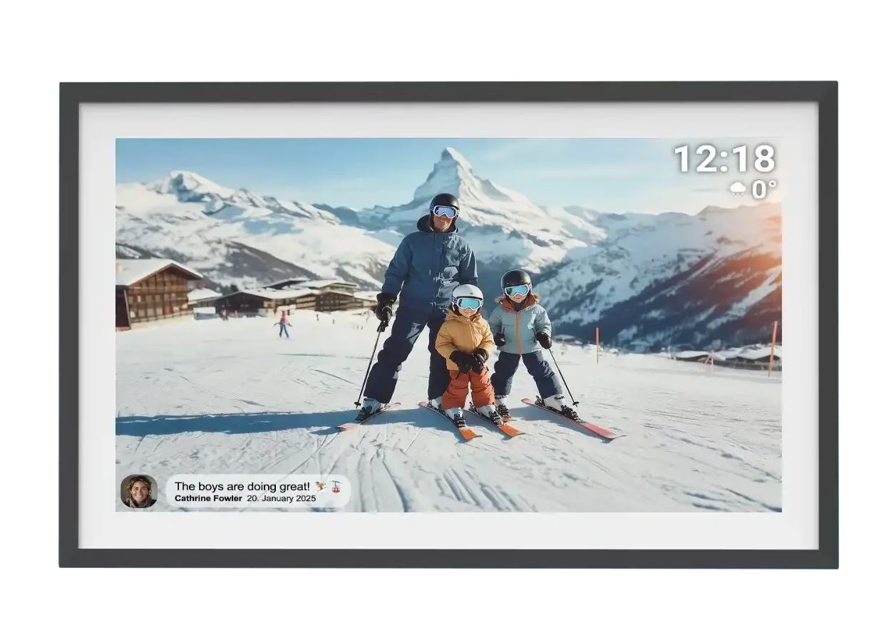 Denver Frameo PFF?1081 PFF?1081 Digitaler Bilderrahmen – 25,6?cm (10,1?Zoll) – 1280x800 – IPS?Touch – WLAN – Frameo – 16?GB – Schwarz