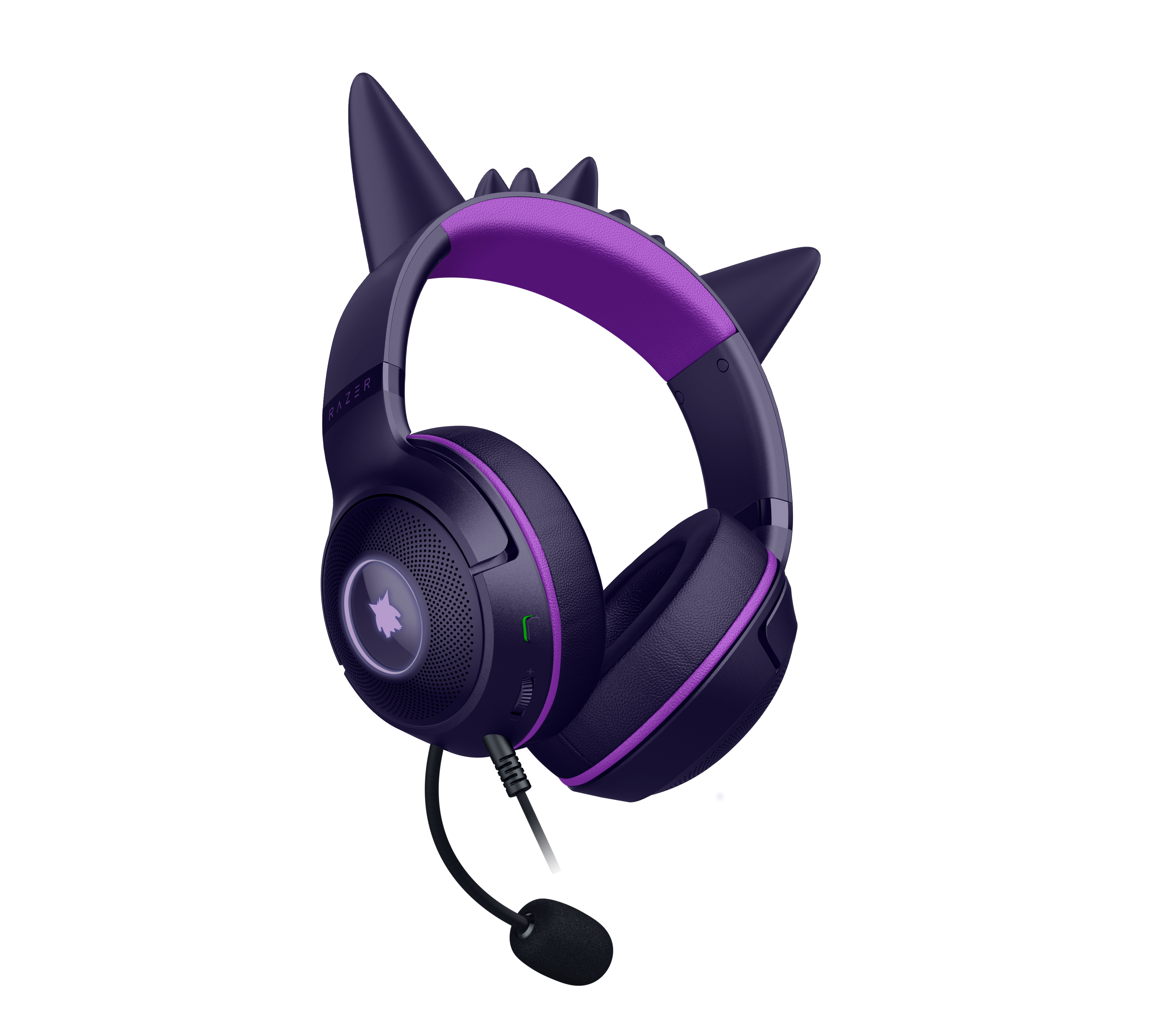 Razer Kraken Kitty V2 Pokémon Gengar Edition Gaming Headset USB-A Rosa, Lila