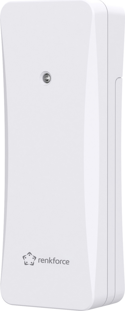 Renkforce RF-6736476 RF-E0666-W Thermo-/Hygrosensor Funk 433 MHz Weiß (RF-6736476)
