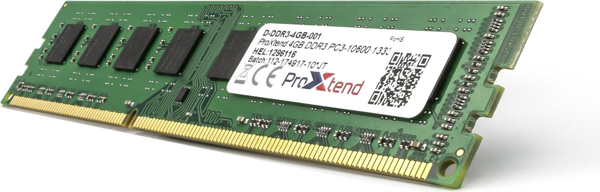 ProXtend D DDR3 4GB 001 Speichermodul 1333 MHz (D DDR3 4GB 001)  - Onlineshop JACOB Elektronik