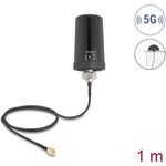 Delock 5G LTE GNSS WiFi 6 Antenne SMA Stecker 1.1 - 4.0 dBi omnidirektional mit (81473)