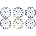 UNiLUX Wanduhr/Quarzuhr "POP", Durchmesser: 300 mm, schwarz Zahlen in schwarz, Kunststoffgehäuse, sehr leise, - 1 Stück (400094281)