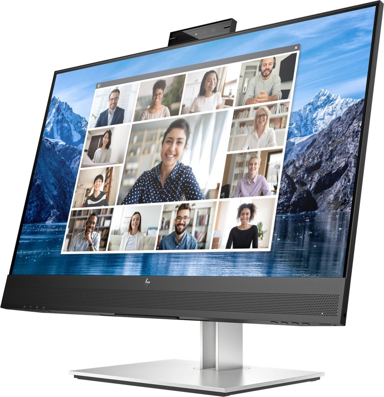 HP E27m G4 Conferencing Monitor 27" QHD IPS USB-C Schwarz, Silber