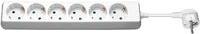 MicroConnect 6-waySchuko power Socket 1.5m (GRU00615W)