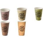 PAPSTAR Papp-Trinkbecher "pure", 0,5 l, natur aus Pappe mit biologisch abbaubarer Beschichtung, mit - 1 Stück (89157)