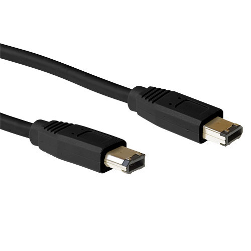 ACT FW1020 IEEE 1394 FireWire Kabel, 6-polig auf 6-polig, 1,8 m, Elfenbein