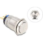 Delock Drucktaster zum Einbau 19 mm 3 x Lötanschluss (20985)