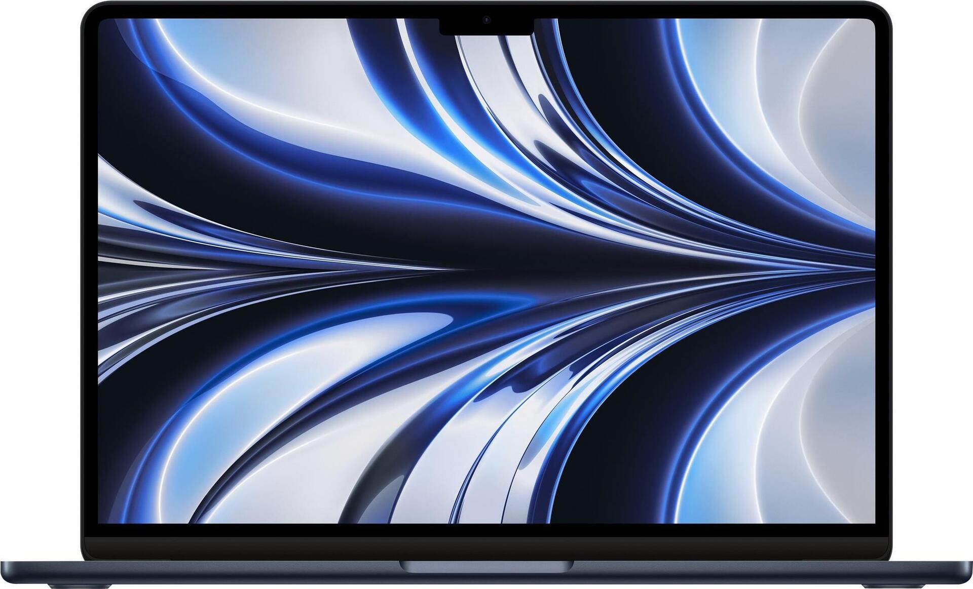 Apple MacBook Air 13‘‘ M2 Mitternacht 8C-CPU 10C-GPU (16GB,67W) (Z161-0101000)