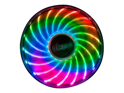 Akasa Vegas X7 Gehäuselüfter 120 mm Schwarz, Transparent