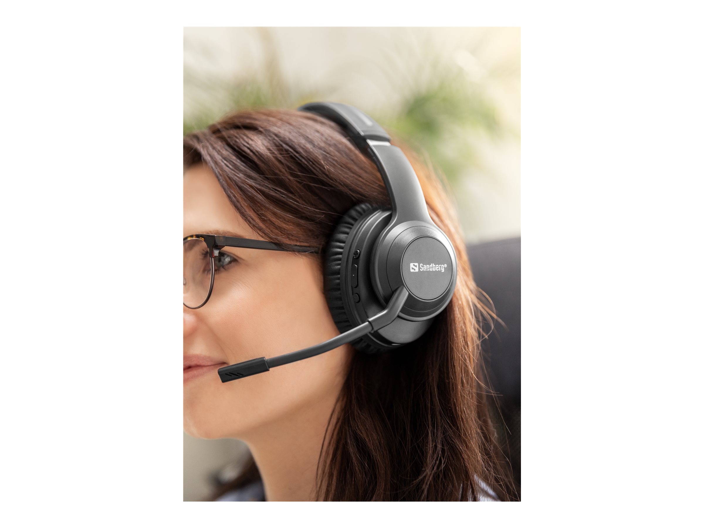 Sandberg Pro Headset ENC Schwarz