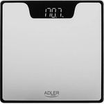 Adler Personenwaage AD 8174s Maximales Gewicht (Kapazität) 180 kg, Genauigkeit 100 g, Silber (AD 8174S)