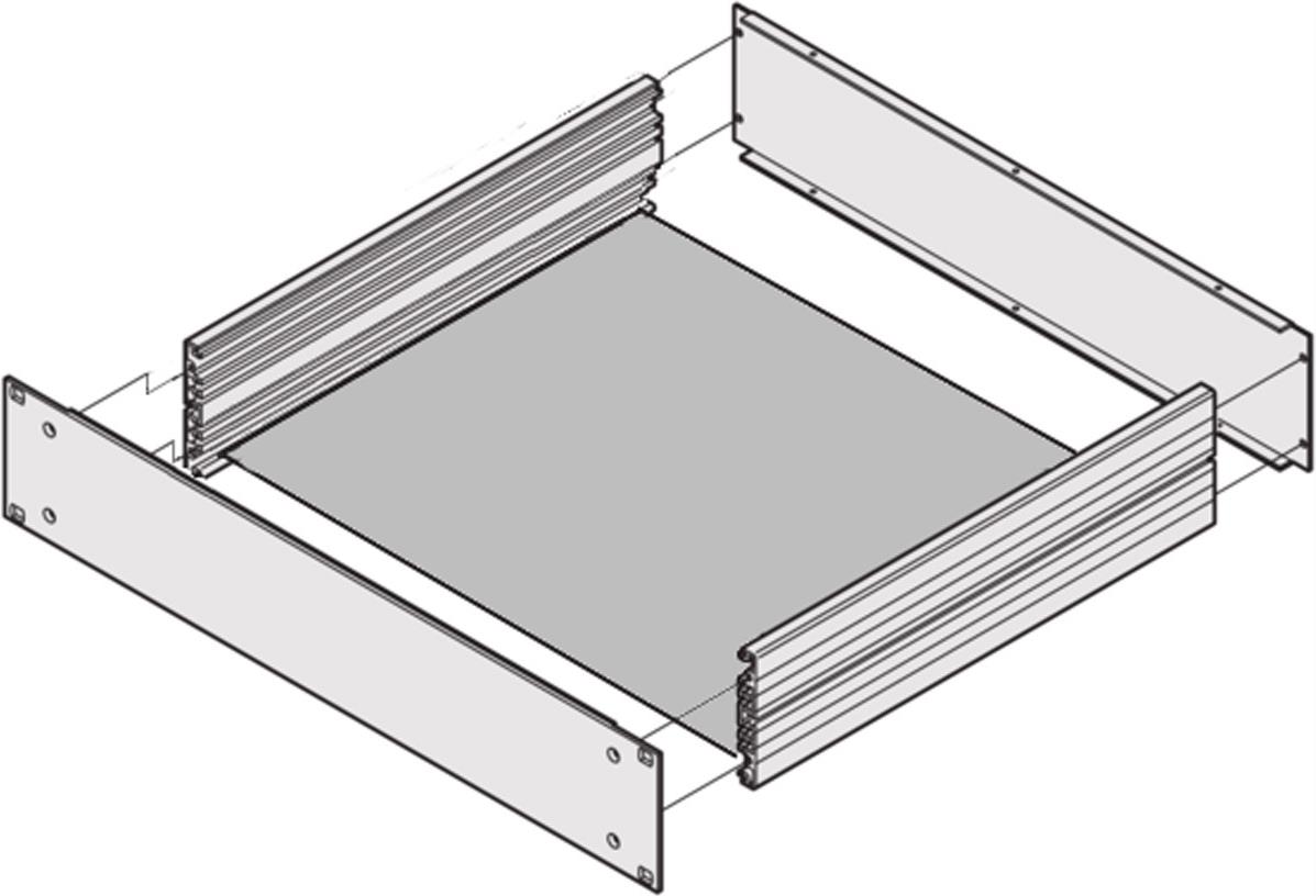 SCHROFF CHASSIS PLATE 450D (20860112)
