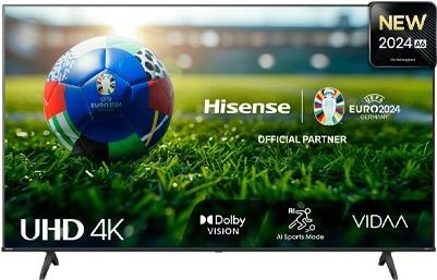 HISENSE 43A6N LED TV (43 Zoll (108 cm), 4K UHD, HDR, Smart TV, Sprachsteuerung (Amazon Alexa, VIDAA U7.6) (20014042)