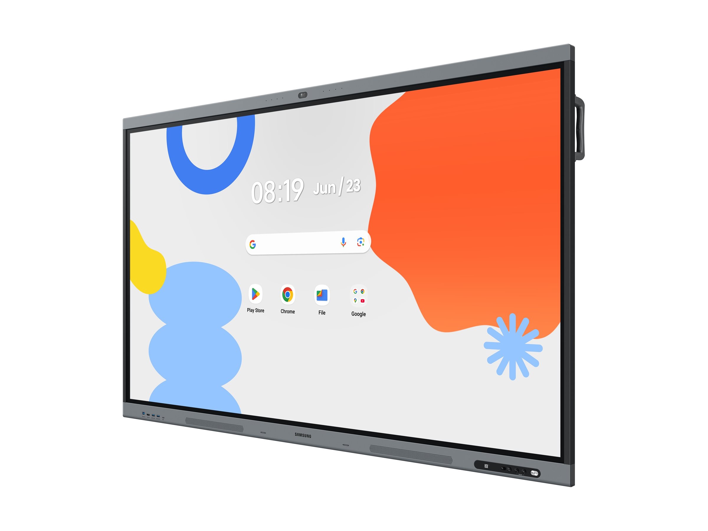 Samsung WA86FX-P 86" 4K UHD Interactive Whiteboard Schwarz, Dunkelblau/grau