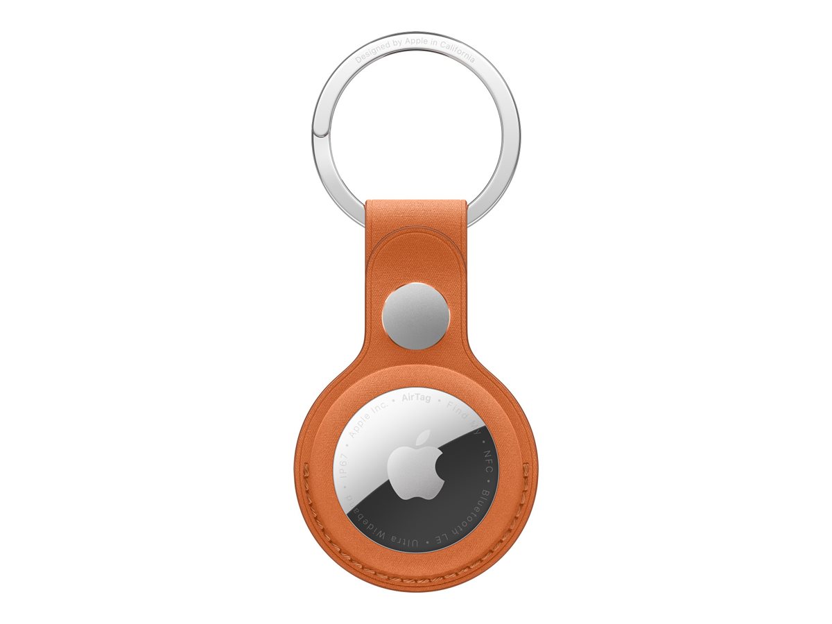 Apple AirTag Feingewebe Schlüsselanhänger - Fuchsrot