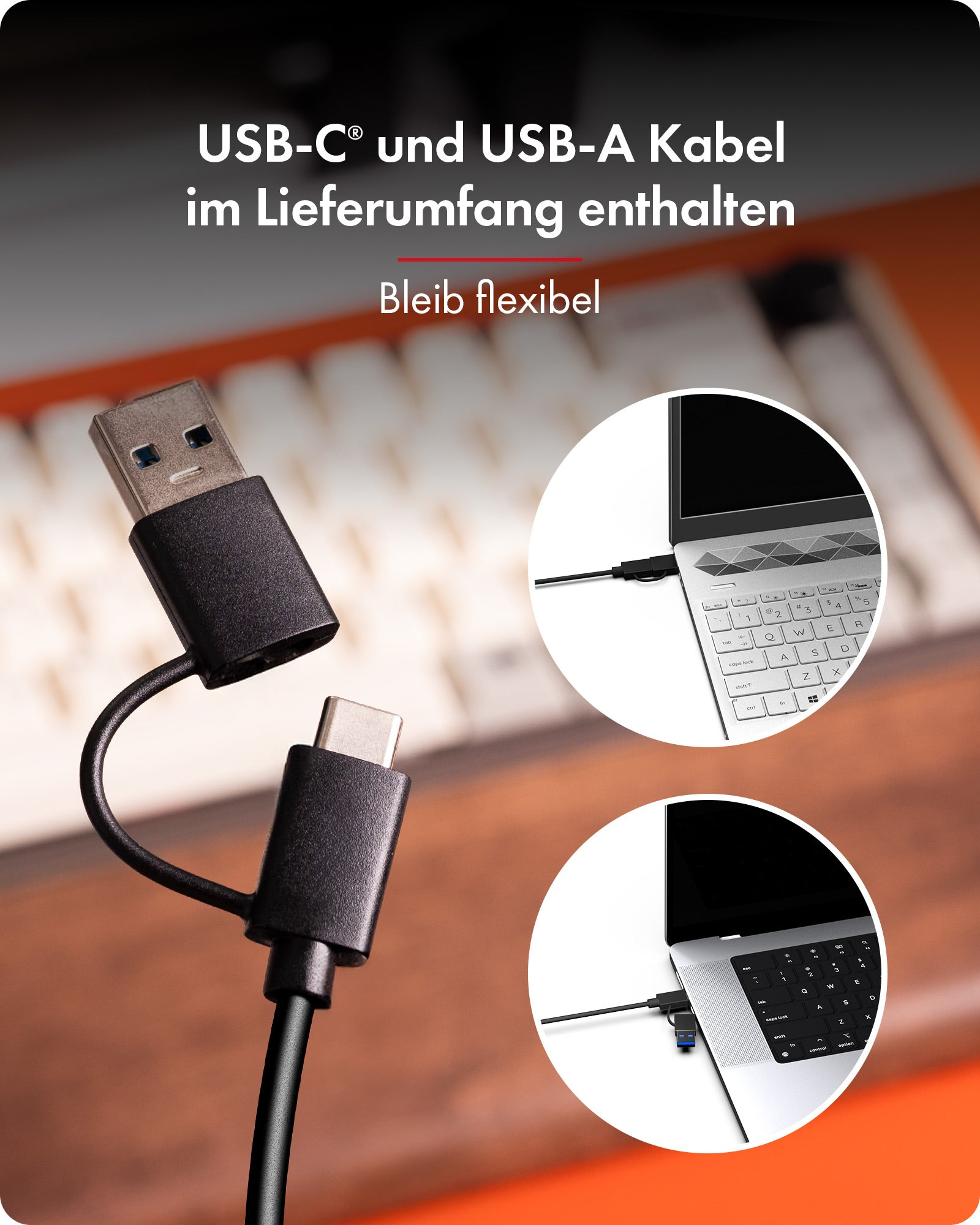 ICY BOX IB-1123M-CU31 Dockingstation USB 3.2 Gen 2 Type-C Schwarz