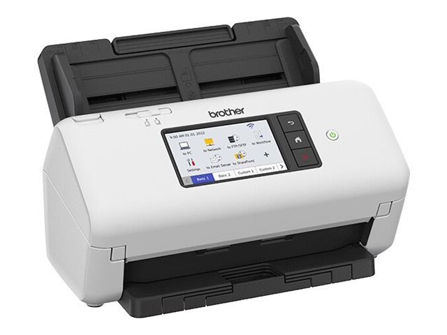 Brother ADS-4700W Dokumentenscanner Duplex 600 dpi 40 ppm Wi-Fi Schwarz, Weiß