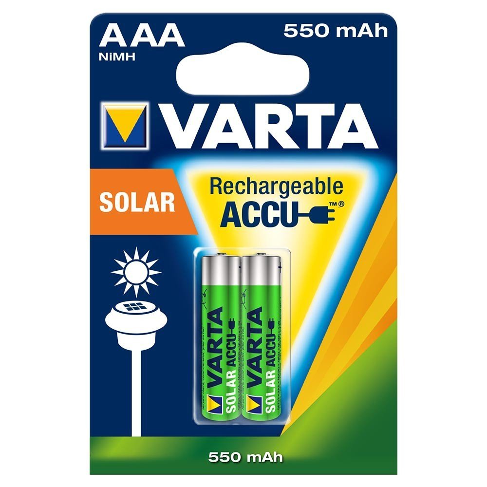 Varta Solar - Batterie 2 x AAA NiMH 550 mAh (56733 101 402)