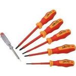 Brüder Mannesmann VDE Schraubendreher-Set 6teilig Schlitz, Kreuzschlitz Phillips (M11226)