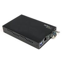 StarTech.com Gigabit Ethernet Single Mode LWL / Glasfaser LC Medienkonverter 40 km (ET1000S40LC2)