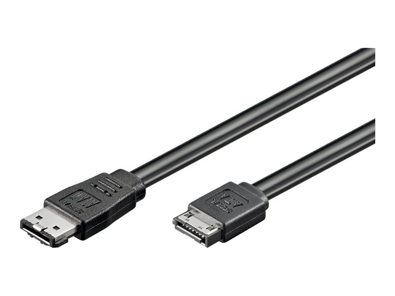 Goobay eSATA-Kabel SATA 150/300/600 0,5 m Schwarz