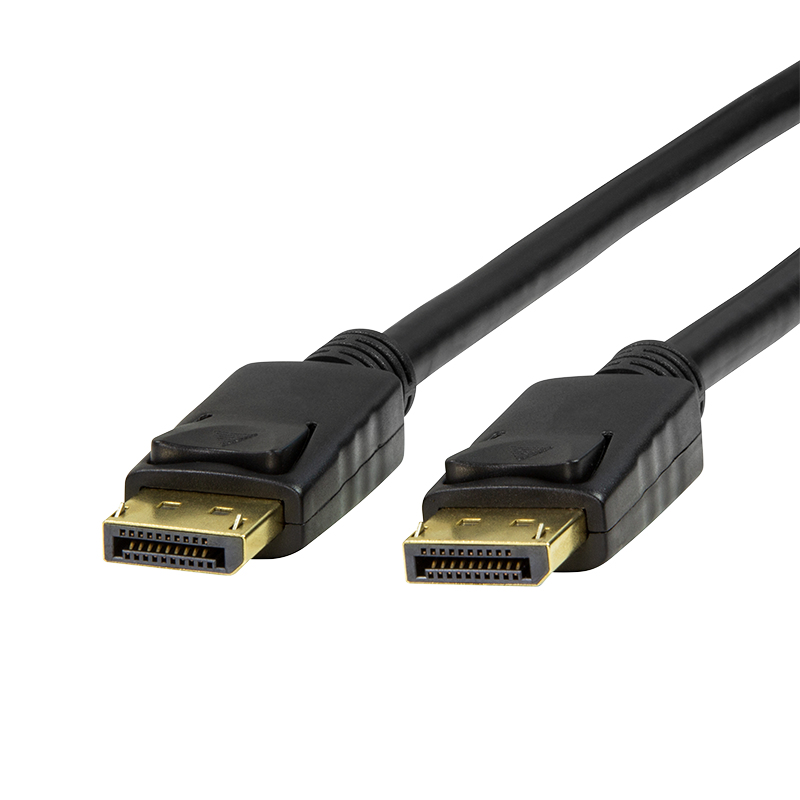 LogiLink DisplayPort-Kabel DisplayPort 1.4 2 m Schwarz