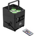 EUROLITE AKKU IP UP-4 QCL Spot QuickDMX MK2 IP65 Akku-Uplight RGBW 8°