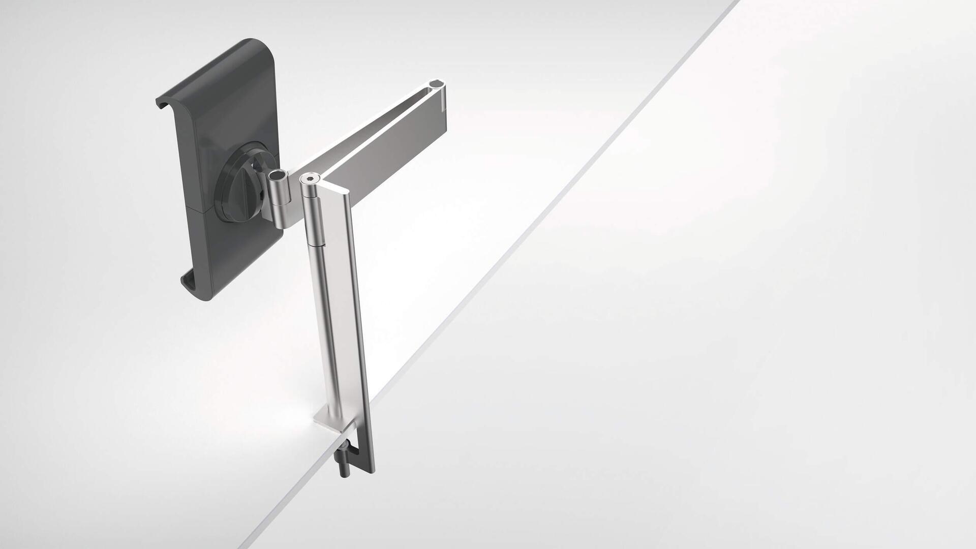 DURABLE Desktop Tablet Holder Clamp - Tablet-Halter Silber