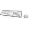 Hama KMW-700 Tastatur RF Wireless QWERTZ Deutsch Silber - Weiß (00182676)
