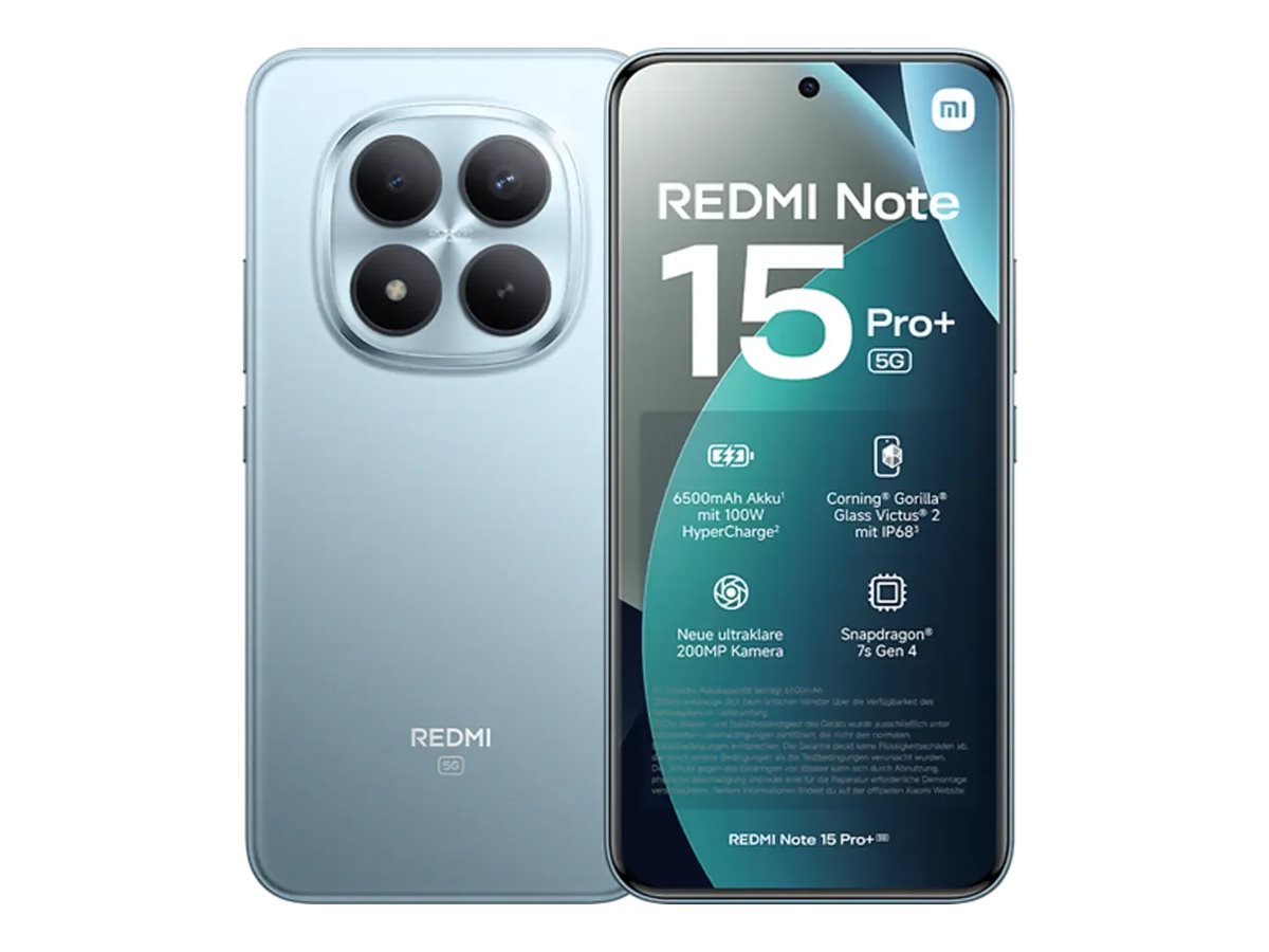 Xiaomi Redmi Note 15 Pro+ 5G 6,83" 8 GB RAM 256 GB Glacier Blue
