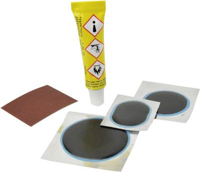 Fischer Fahrrad Reifen-Pannen Set 85480 Freizeit (B x H x T) 4.8 x 9.8 x 1.8 cm (85480)