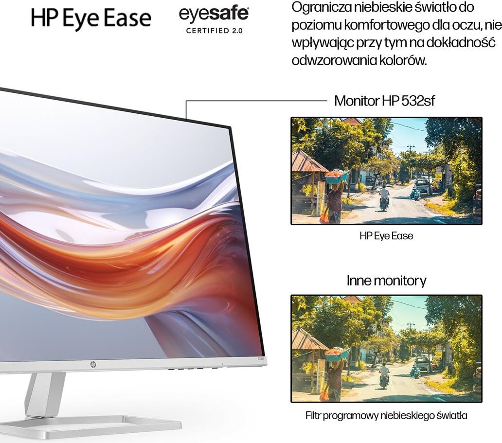 HP Series 5 532sf 32" Monitor 1920 x 1080 100 Hz VA Schwarz, Silber