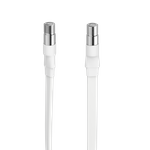 Hama 00205227 Koaxialkabel 0,2 m F Weiß (00205227)