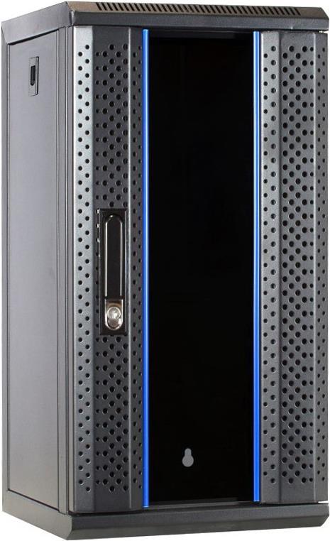 DSIT 12 HE, 10” Serverschrank, mit Glastür (BxTxH) 312x310x618mm (DS10-3312)