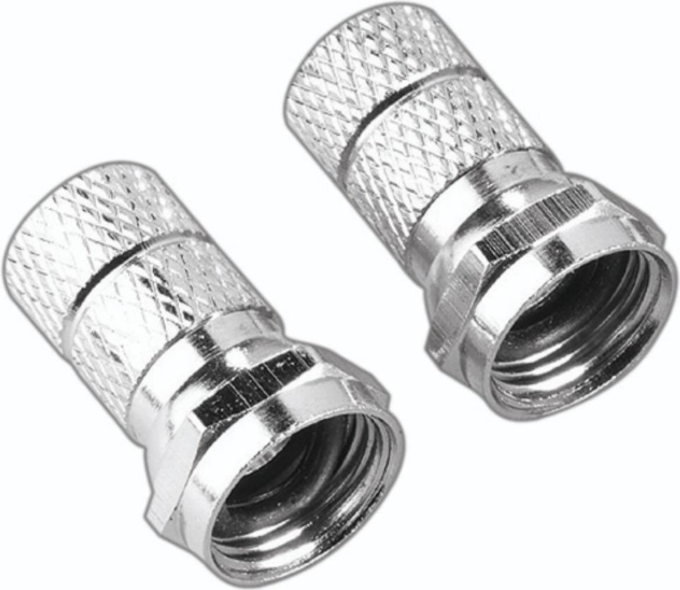 Hama F-Stecker, 6,8 mm, 2 Stück (00179404)