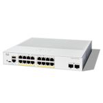 Cisco Catalyst C1200-16P-2G Switch -16 ports 10/100/1000 + 2x 1GE SFP (total PoE power budget: 120W, PoE, PoE+) (C1200-16P-2G)