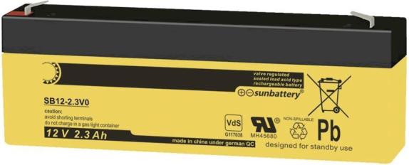 Security-Center VDS Akku 12V 2.0 AH (BT2020)