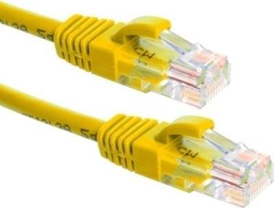 DSIT CAT6a Netzwerkkabel 100% Kupfer - U/UTP - 30 Meter - Gelb (DC-U6A7-300)