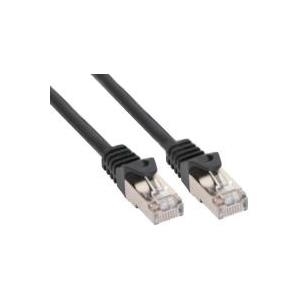 Patchkabel S-STP (PIMF), Cat 6, schwarz, 2,0 m Patchkabel mit besonders schmalem Knickschutz (71502S)