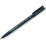 10 STAEDTLER Lumocolor Folienstifte schwarz 0,6 mm permanent (318-9)