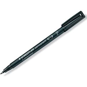 10 STAEDTLER Lumocolor Folienstifte schwarz 0,6 mm permanent (318-9)