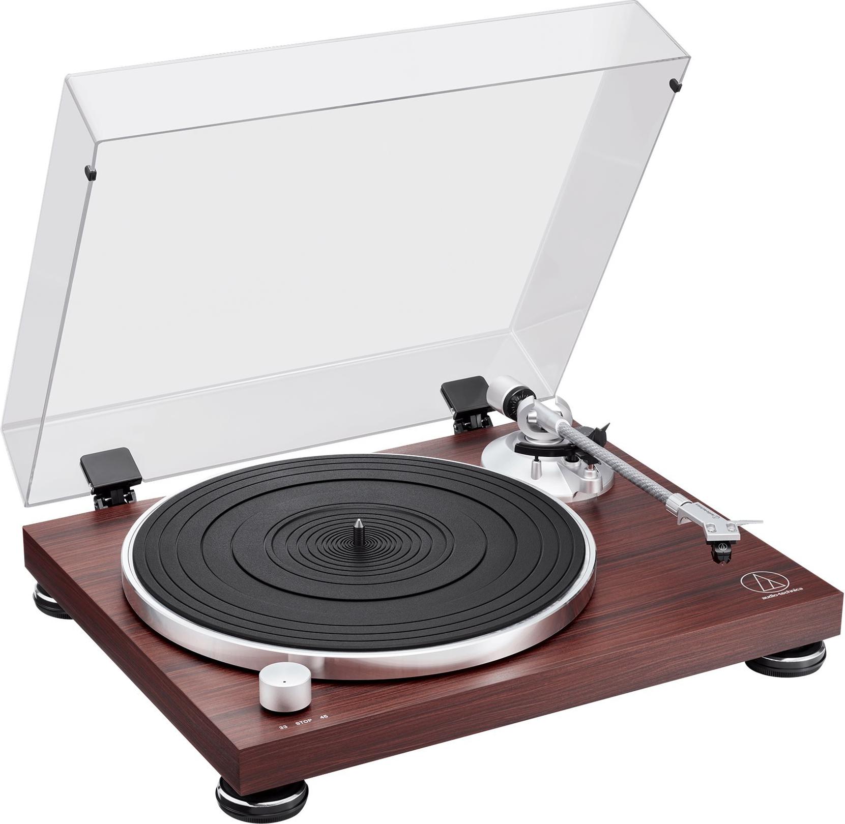 Audio-Technica AT-LPW50BTRW Plattenspieler Braun, Rosewood
