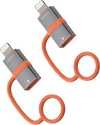 4smarts USB-C auf Adapter Lightning PD 27W 2er Set grau (541522)